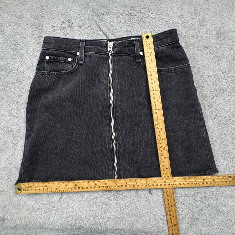 Rag & Bone Mini Skirt Front Zip Tagged Size 26 Excellent Condition‎